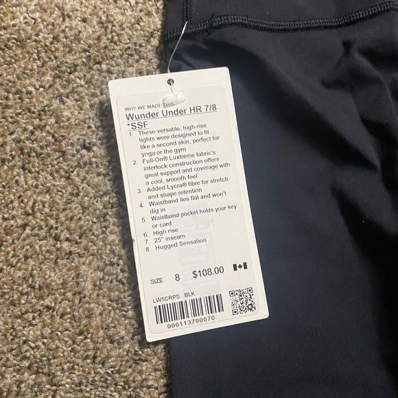 Lululemon SeaWheeze Sunset Festival leggings size 8 - Picture 3 of 3
